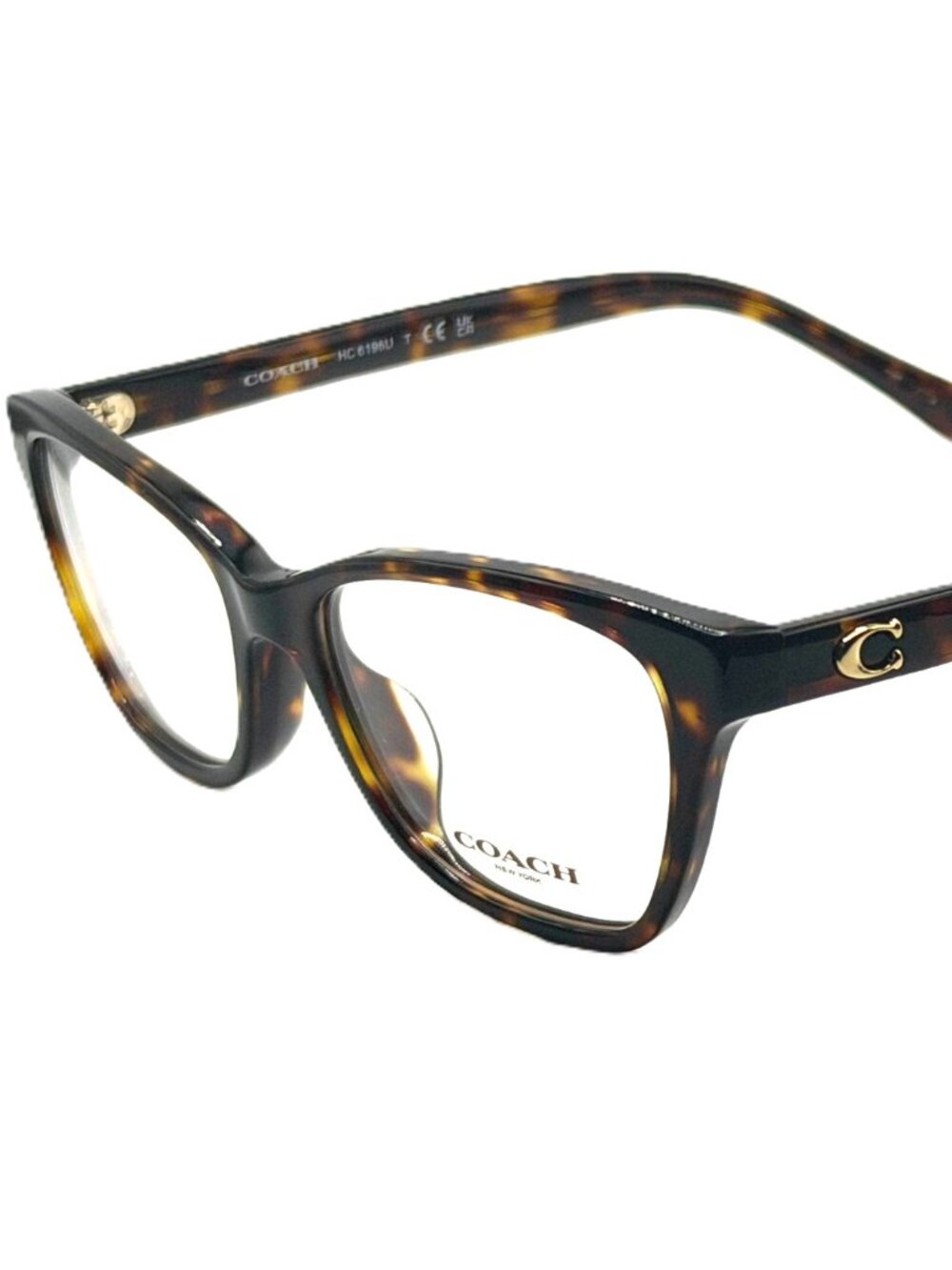 NEW COACH HC 6196U 5120 Dark Tortoise Women Eyeglasses 52mm 16 140